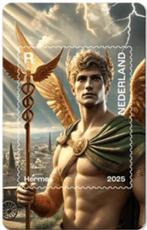NL Crypto Stamp Hermes - GEEL, Postzegels en Munten, Postzegels | Nederland, Verzenden, Na 1940, Postfris