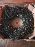 Mooie Sfeervolle Brocante Zwarte Krans Natuurmateriaal, Huis en Inrichting, Woonaccessoires | Kransen, Ophalen of Verzenden, Zo goed als nieuw