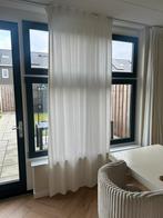 5 x IKEA Tibast gordijn wit incl haken, Ophalen of Verzenden, Zo goed als nieuw, Wit, 200 cm of meer