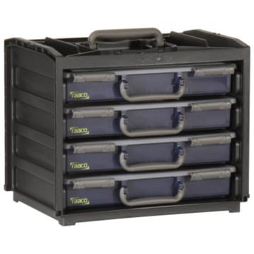 Raaco Handybox met 4 vakkendozen (2x 15 vaks en 2x 17 vaks) beschikbaar voor biedingen