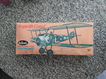 GUILLOW'S SOPWITH 1F.1 CAMEL KIT 801 BRITISH WORLD WAR 1 . beschikbaar voor biedingen
