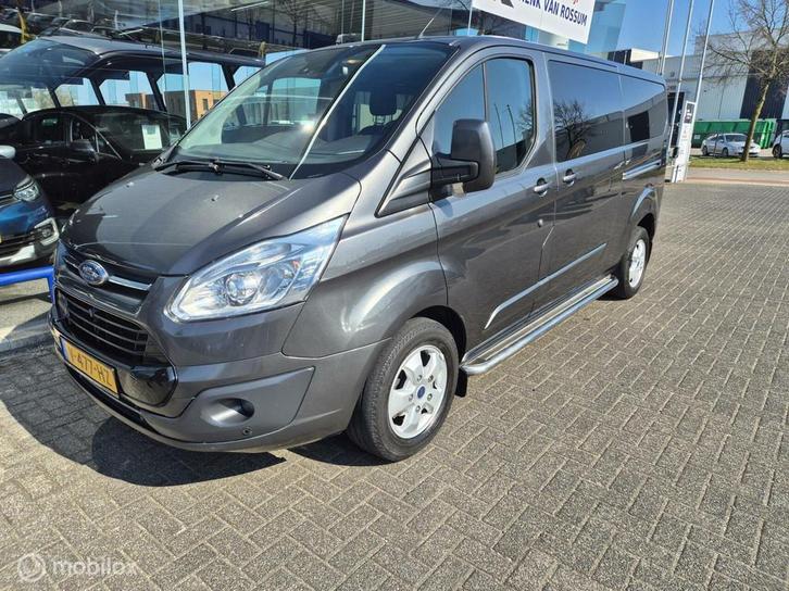 Ford Transit Custom 310 2.0 TDCI L2H1 Limited DC AUTOMAAT, Auto's, Bestelauto's, Particulier, Te koop, ABS, Achteruitrijcamera