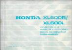 Honda XL600 R XL600 L manual handleiding (3051z), Verzenden, Honda