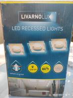 3x nieuw Livarno Lux LED recessed spots nog in doos, Ophalen of Verzenden, Nieuw, Led