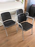 3 De Padova Depadova Silver chairs stoelen stoel, Huis en Inrichting, Stoelen, Ophalen of Verzenden, Gebruikt