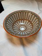 Marokkaanse wasbak / waskom, Huis en Inrichting, Woonaccessoires | Schalen en Manden, Porselein of Keramiek, Schaal, Rond, Nieuw
