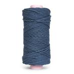 5 mm 1-ply macrame haakwerk koord touw Denim katoen 100 mete, Nieuw, Ophalen of Verzenden