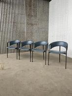 4 Eetkamerstoelen Vintage, Castelijn Nederland, Ophalen, Gebruikt, Aalsmeer, Bruin