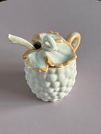 romantisch aardewerk potje voor suiker, honing, jam etc, Gebruikt, Overige typen, Ophalen of Verzenden, Overige stijlen