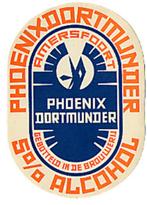 PHOENIX bieretiket - Dortmunder nr. 27519, Ophalen of Verzenden, Nieuw, Overige typen, Overige merken