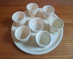 Société Céramique Eierdopjes, Onderbord & Zoutbakje, Ophalen of Verzenden