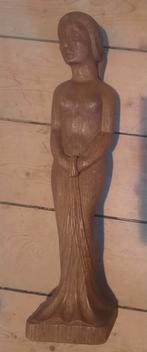 Houten snijbeeldwerk. Gesigneerd., Ophalen of Verzenden