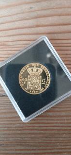 Vergulden 10 gulden herdenkingsmunt 1892 Wilhelmina., Koningin Wilhelmina, Losse munt, 10 gulden, Goud