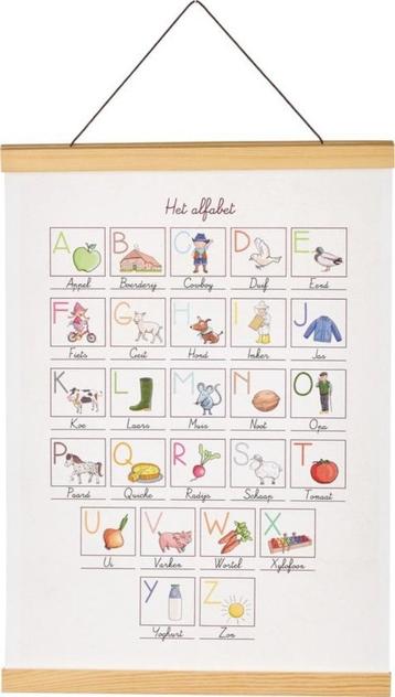 SALE Fien en Teun abc poster beschikbaar voor biedingen