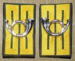 Set Kraagstukken Garderegiment Grenadiers en Jagers, Jagers, Ophalen of Verzenden, Landmacht, Nederland, Embleem of Badge