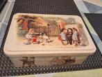Vintage Massilly Blikken Doos - Kinderscènes, Verzamelen, Blikken, Ophalen of Verzenden