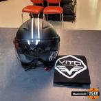 VITO Jet Moda Matzwart Black Edition - Maat S (Nwpr 64), Fietsen en Brommers, Brommerhelmen, Zo goed als nieuw