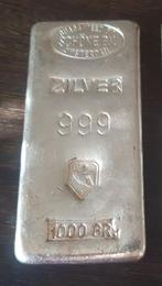 Kilo baar gegoten zilver Schöne LBMA approved, Postzegels en Munten, Edelmetalen en Baren, Ophalen, Zilver