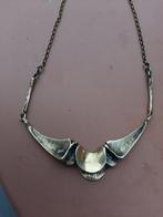 Vintage Gouden Ketting Harrie Lenferink, Overige materialen, Ophalen of Verzenden, Goud, Gebruikt
