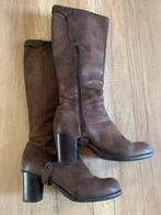 Pantanetti, bruin nubuck leren laarzen mt 40, Kleding | Dames, Schoenen, Hoge laarzen, Bruin, Ophalen of Verzenden, Gedragen