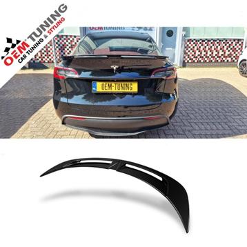 Tesla model Y | Turbo style spoiler | 2021-2024 | hoogglans  beschikbaar voor biedingen