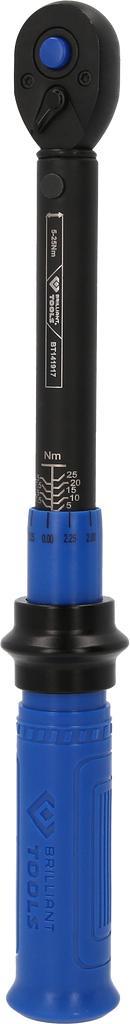 Brilliant Tools BT141917 1/4" Momentsleutel met, Niet ingevuld, Niet ingevuld, Niet ingevuld