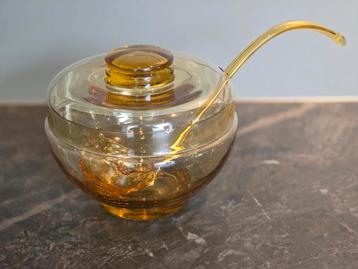 Vintage Copier Bowlset met Lepel en 8 Glazen beschikbaar voor biedingen