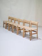 6x Børge Mogensen BM1 eetkamerstoelen eiken Deens vintage, Huis en Inrichting, Stoelen, Ophalen, Overige kleuren, Zo goed als nieuw
