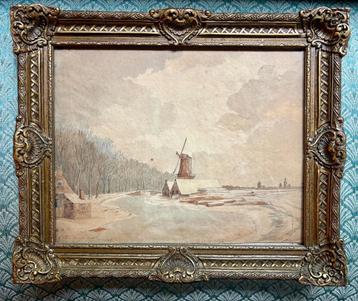 Cornelis Gerrit Verburgh - zicht op Delft (1826) beschikbaar voor biedingen