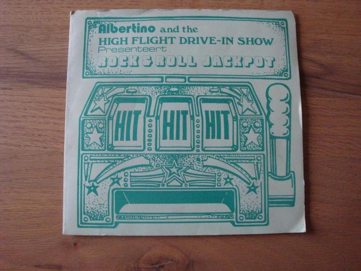 Albertino Rock & roll jackpot LP op single grootte, Cd's en Dvd's, Vinyl | Overige Vinyl, Zo goed als nieuw, Overige formaten