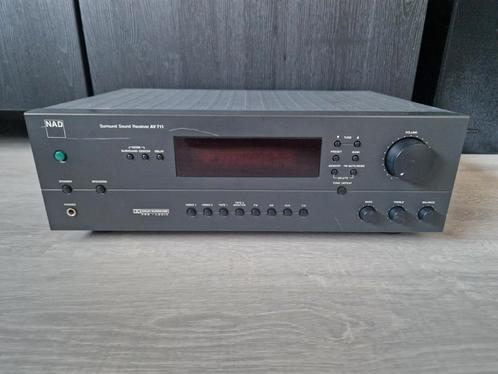 Nad AV 711 versterker/receiver, getest en werkt, Audio, Tv en Foto, Versterkers en Receivers, Gebruikt, Stereo, Overige merken