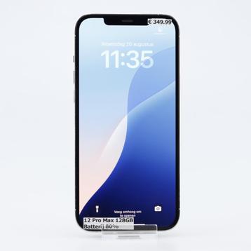 iPhone 12 Pro Max 128GB Wit | Batt 80% beschikbaar voor biedingen