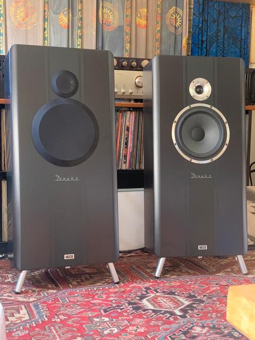 Heco Direkt, Audio, Tv en Foto, Luidsprekers, Zo goed als nieuw, Front, Rear of Stereo speakers, 120 watt of meer, Overige merken