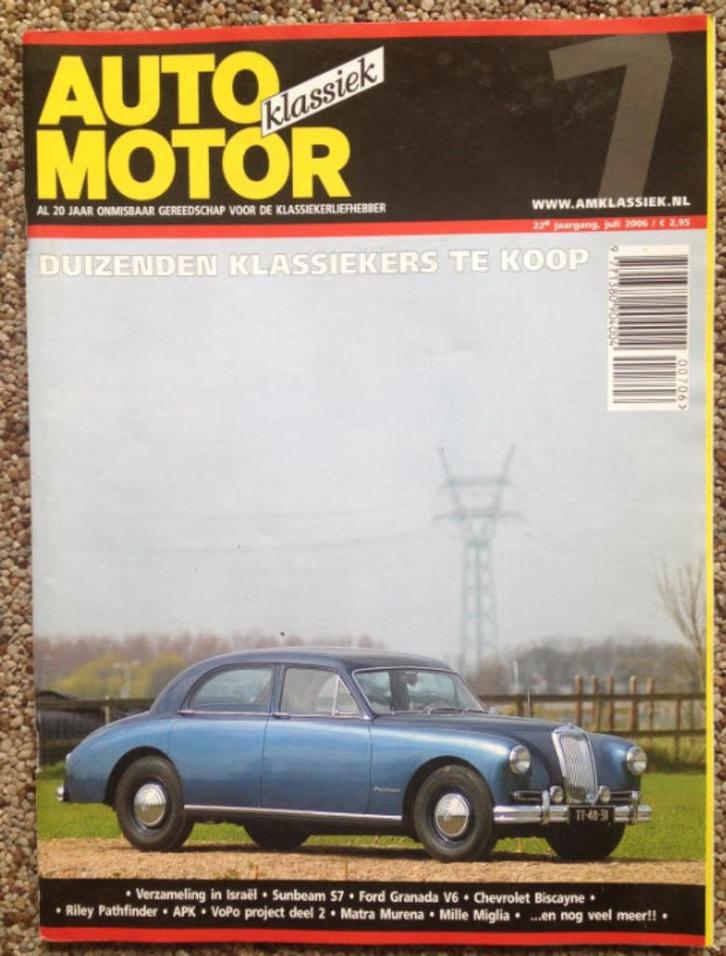 AMK: Ford Granada V6, Matra Murena, Sunbeam S7, Riley, Boeken, Auto's | Folders en Tijdschriften, Zo goed als nieuw, Algemeen