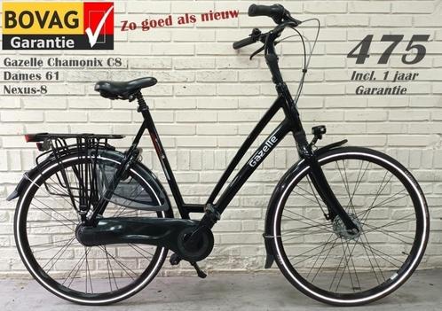 ZGAN !! Gazelle Chamonix C8 Dames 61 !! Incl. 1 jr Garantie, Fietsen en Brommers, Fietsen | Dames | Damesfietsen, Zo goed als nieuw