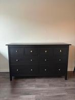 Hemnes kast groot zwart, Ophalen, Gebruikt, 5 laden of meer, 150 tot 200 cm