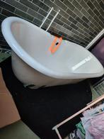 Prachtig gietijzeren bad met vrijstaande kraan, Ophalen, Chroom, Gebruikt, Bad