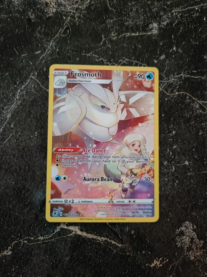 Frosmoth #TG04 - Astrale Radiance, Hobby en Vrije tijd, Verzamelkaartspellen | Pokémon, Zo goed als nieuw, Ophalen of Verzenden