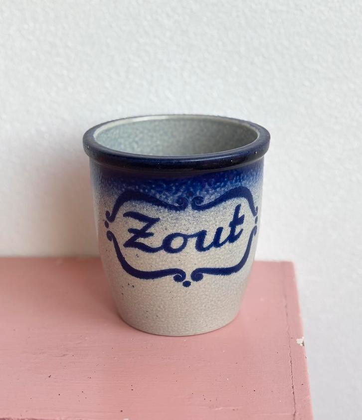 Vintage keulse zoutpot, Antiek en Kunst, Antiek | Keramiek en Aardewerk, Ophalen of Verzenden