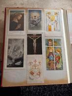 Oude religieuze prentjes in album, Antiek en Kunst, Antiek | Religie, Ophalen of Verzenden