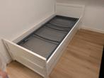 Mooi Bed met uitschuifbed - Opbergruimte, Huis en Inrichting, Gebruikt, 90 cm, Eenpersoons, Wit