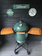 Big Green Egg Large, Tuin en Terras, Houtskoolbarbecues, Ophalen, Zo goed als nieuw, Big Green egg, Met accessoires