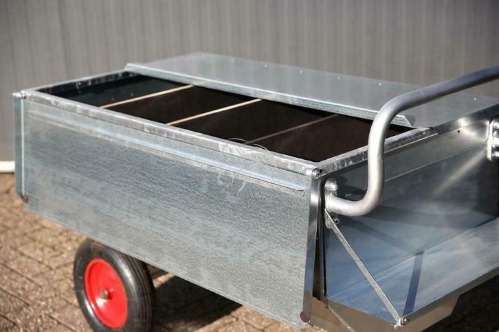 Voerwagen, Voerkar, Brokkenwagen, Brokkenwagen, Voeren, Dieren en Toebehoren, Stalling en Weidegang, Opfok, Stalling, Weidegang