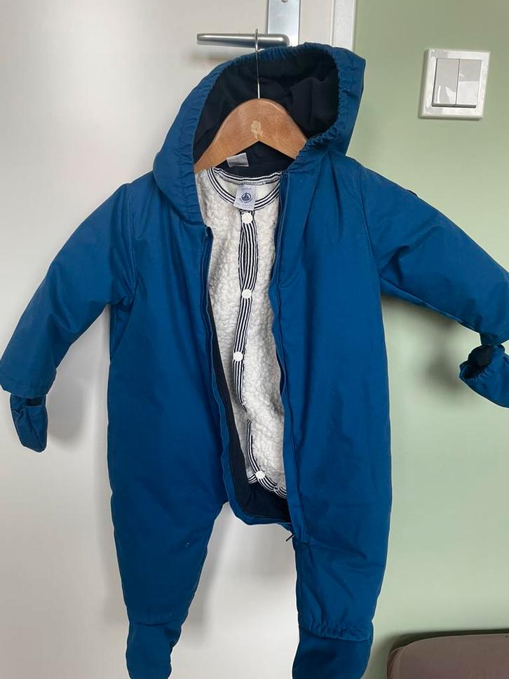 3-in-1 skipak / winterpak Petit Bateau, Kinderen en Baby's, Babykleding | Maat 74, Zo goed als nieuw, Jongetje of Meisje, Pakje