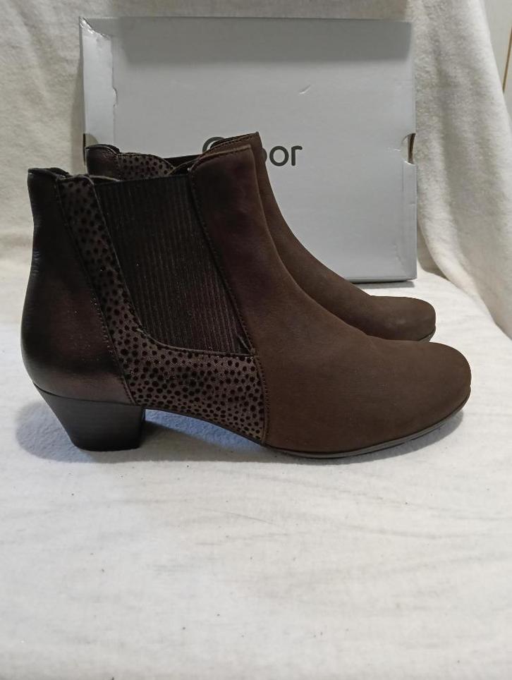 1402 NIEUW Gabor laarsje maat 38.5, Kleding | Dames, Schoenen, Nieuw, Lage of Enkellaarzen, Bruin, Ophalen of Verzenden