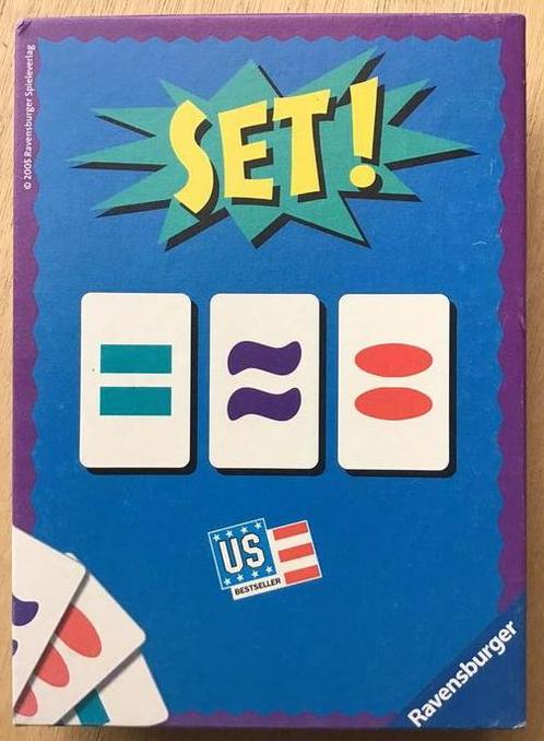Kaartspel SET! - vanaf 6 jaar - ZGAN, Hobby en Vrije tijd, Gezelschapsspellen | Kaartspellen, Zo goed als nieuw, Een of twee spelers