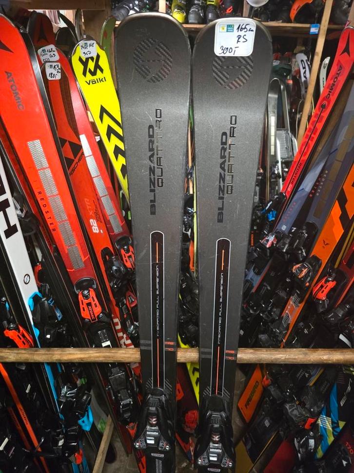 165cm BLIZZARD QUATTRO RS  (RACE SL SKI)np1050€, Sport en Fitness, Skiën en Langlaufen, Zo goed als nieuw, Ski's, Skiën, Overige merken