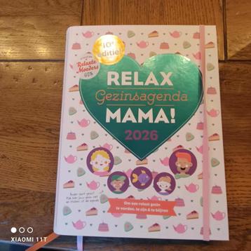 Relax mama familie agenda 2026 - zie omschrijving beschikbaar voor biedingen