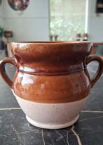 Vintage Aardewerk Pot met Handvatten, Antiek en Kunst, Antiek | Keramiek en Aardewerk, Ophalen of Verzenden
