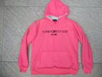 Capuchon sweater trui fluor roze maat M hoodie, Gedragen, Maat 38/40 (M), Ophalen of Verzenden, Roze